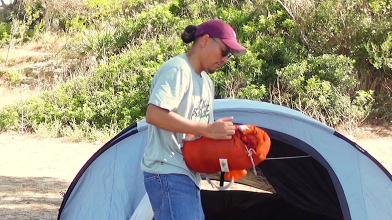 Caribbbean boy: I Catch My Stepsister-in-law Touching My Cock in the Tent