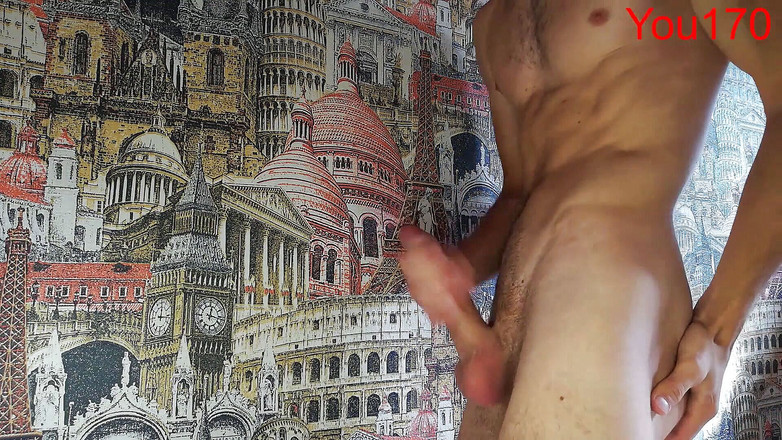 You 170: 世界最高のソロ男が彼の理想的なコックをオフにジャークし、うめき声you170