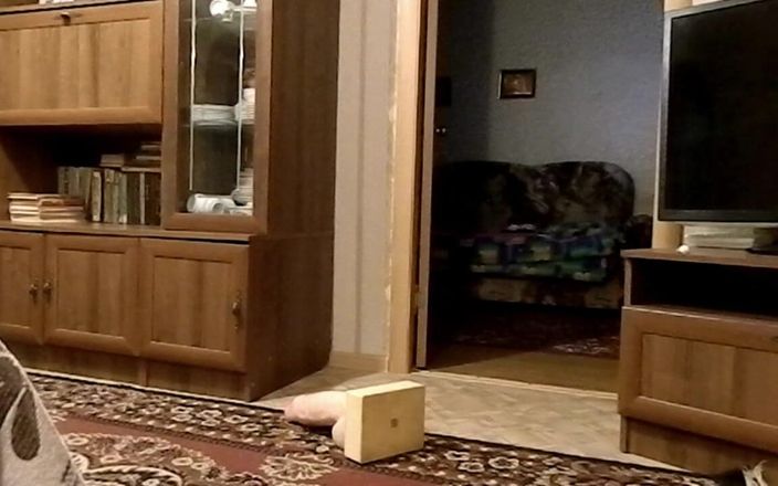 Ksyusha Shalavina: Transvestite passiv Ksyusha - Anal stor kuk dildo-1 HD 2022