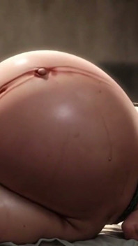 Armes schwangeres mädchen gefesselt - massiver bauch &geil in bondage