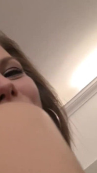 Teen with braces playing with toys