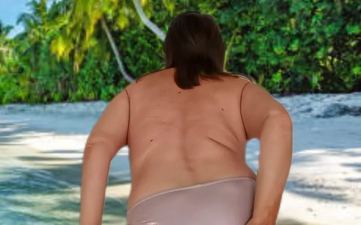 MariaOld: Busty Granny Having Fun in Bikini