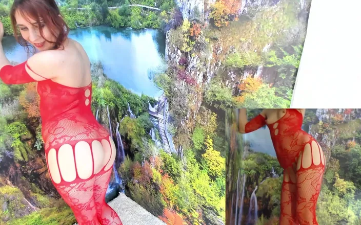 Nicolette69w: When Everyone Left, She Danced in a Red Jumpsuit and...