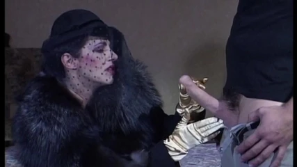 Desolate Widow Gets Her Hairy Pussy Pounded by Young Handsome