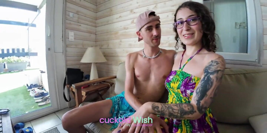 Joss for Cuckold wish: Irogena and Young Cuck Cleaner Sfw