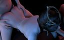Why fuck so hard: Азиатская толстушка-шлюшка 3D обнаженная своими огромными сиськами изменяет с большим хуем