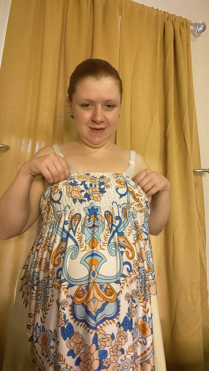 Sin Spice by Sophia Sinclair and Jasper Spice: Personalizada grávida, vestido de sol, strip provocação