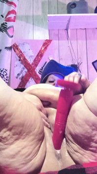Cowgirl Hat Layed Back Horny and Fat Cum Splat