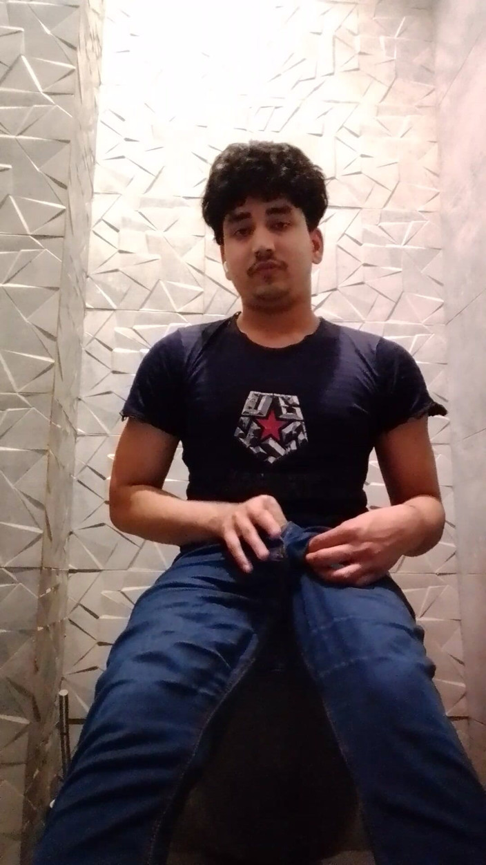 HemoShovel: Indian Handsome Boy While His Hard Penis Is Erect and...
