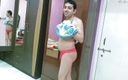 Cute &amp; Nude Crossdresser: Người mặc đồ xuyên thấu ngọt ngào femboy sweet lollipop trong...