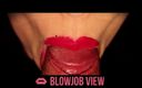 Blowjob view: Fotto la bocca della mia ragazza mentre lei gioca con...