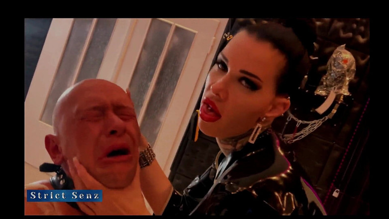 Strict Senz: Miss Alessa milano dominazione femminile sborrata in alimentazione pompino addestramento...