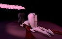 Soi Hentai: Соло одинокой жены с силиконовым дилдо - 3D анимация V569