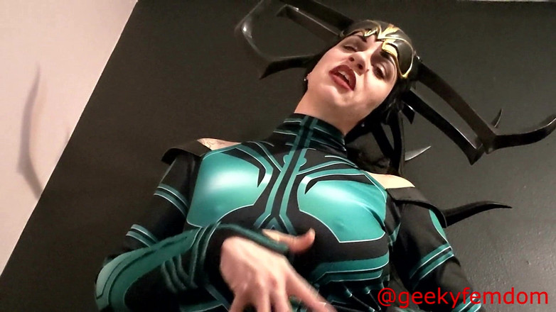 Geeky Femdom: Hela осушает мир спермы
