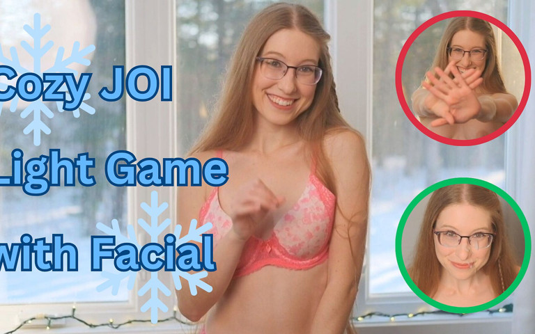 Cozy JOI Light Game with Facial (Lacey Bloom)
