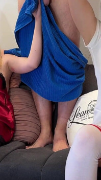 Amazingly Beautiful Super Hot and Horny College Girls Plays with a Cock and Balls for a Double Handjob Multiple Cumshots on Feet