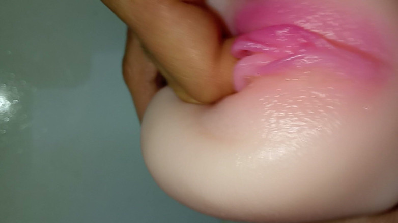 rey10rey10: Tři prsty uvnitř růžové kundičky, Lily Toy, Můj penis růžový čaj