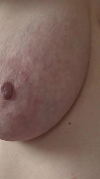 Big Natural Boobs Close up. a Home Camera Watches a Mature Wife.