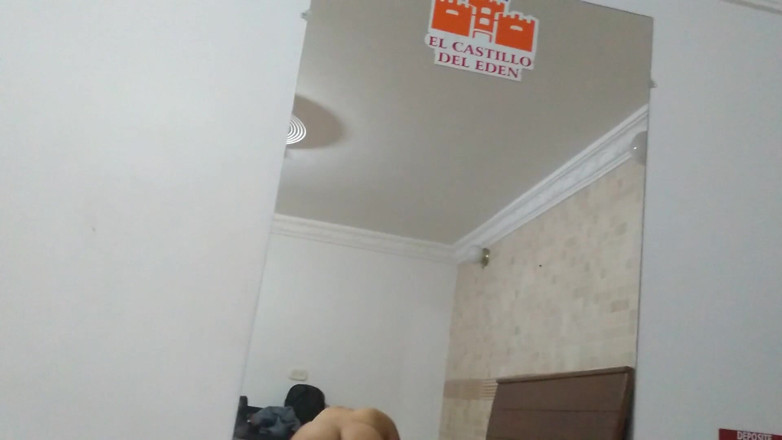 AngyAmazon: Riding my cuckold slave in amazon position doing rough femdom...