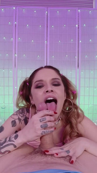 Áspero facefuck com Vanessa Vega