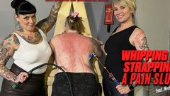 Whipping and Strapping a Pain Slut Featuring Nichole