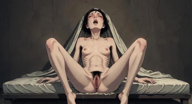 YOUR BEST FANTASY: Very Thin Girl Masturbating Her Thick Hairy Pussy - Intense Orgasm