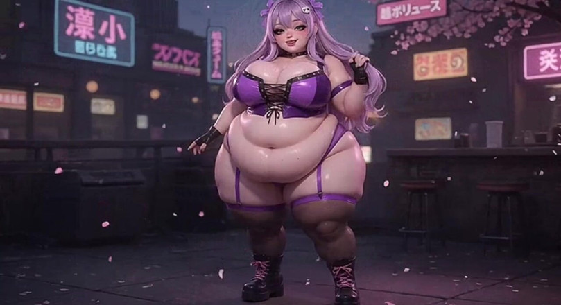 Animate golden: Bbw anime babe lắc mông khổng lồ trong quần lót...