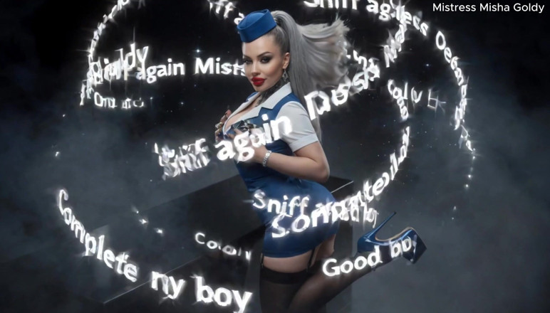 Goddess Misha Goldy: Dva prsty a plné brainstormování