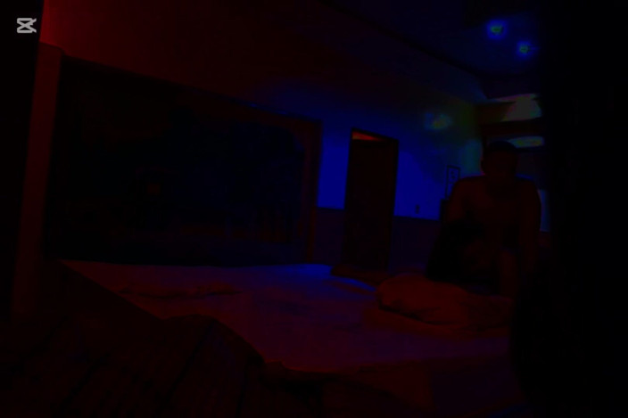Afrocouple: Hard Fucked in Motel with Red Light Part 3