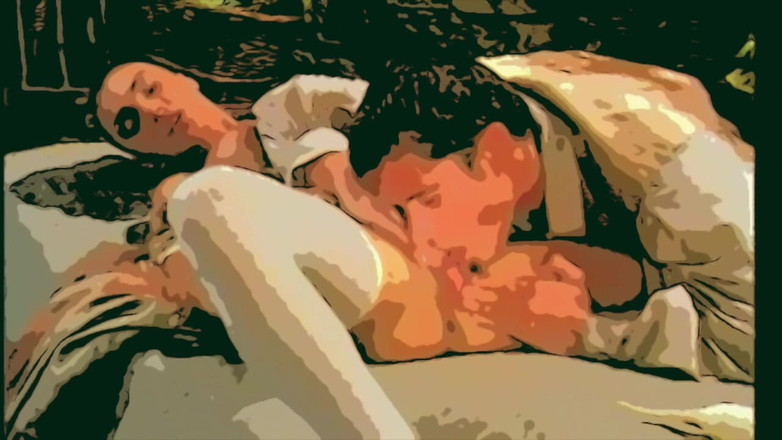 Classic porn cartoon: De mooie Carmen: Hé masturbeert gisteren met een vegeta en...