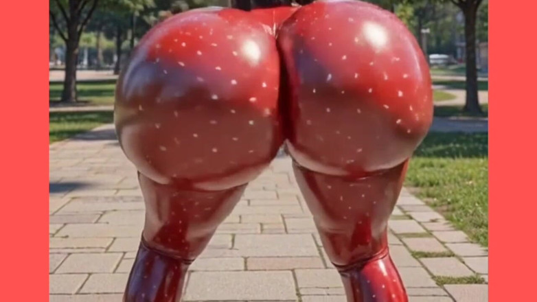 Animate golden: Polka Dot в леггинсах, большая задница богата