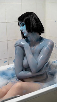 Cortana ボディペイントの除去とディルドのファック