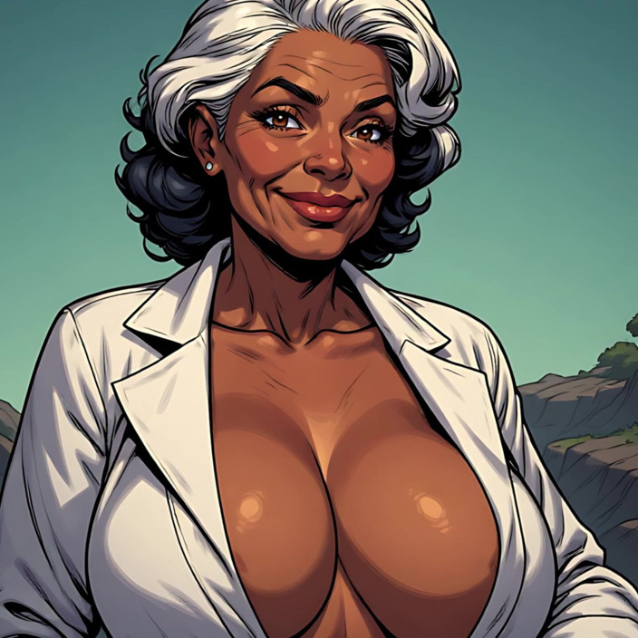 AI Porn: Jachetă deschisă, țâțe out Art
