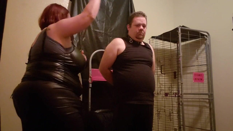 MistressMandslave: Une BBW dominatrice avec un esclave