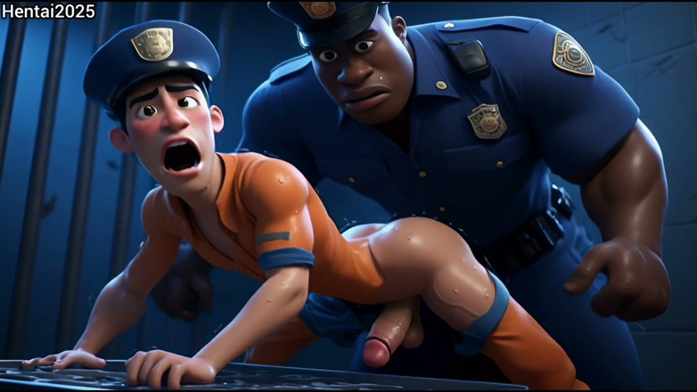 Hentai2025: Ai Generated 3D Interracial Prison Guard Compilation - Cartoon Hentai Animation