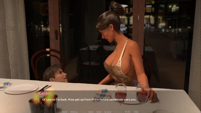 Dirty GamesXxX: Ziyaret: Bir restoranda masanın altında riskli sakso ep.56