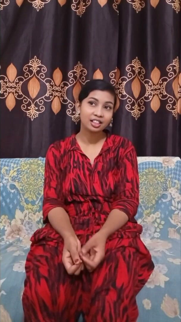 Bangla Academy: Beautiful alone gril showing her pussy finger in Creampie