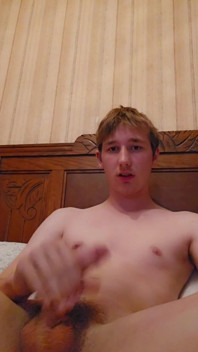 The 18 Year Old Guy Jerks off and It Feels Good
