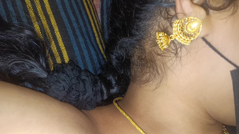 Palani69: Zelená barva Saree teta Hot Romantika Virální video 3