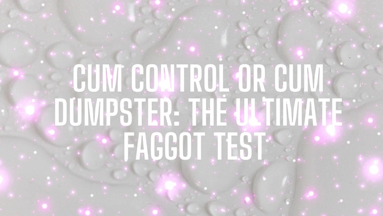 Goddess Misha Goldy: Cum Control nebo Cum Dumpster - nejlepší