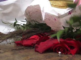 Solo Austria: Испорченная принцесса давит розы и конфеты ее раба-поклонника!
