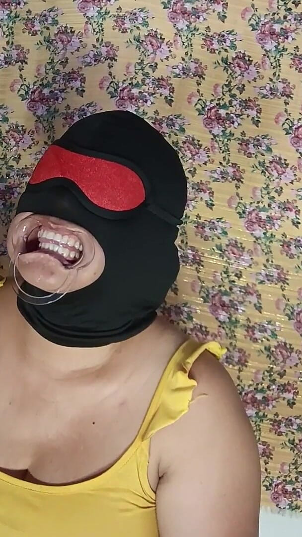 Bondage homemade mature: Blowjob Mask
