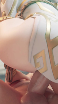 Mercy From Overwatch - Big Ass Bouncing Cowgirl & Anal Fuck After Winning - 3D Porn Animation