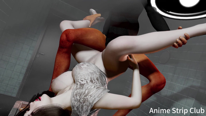 Anime strip club: 3D 4K Big Boobs Slut Asian Whore Teasing the Big Cock...
