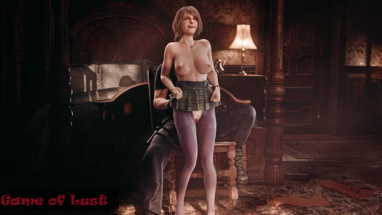 Game of Lust 3D: Ateşli 3 boyutlu kız arkadan sikişiyor ve ağzına boşalıyor