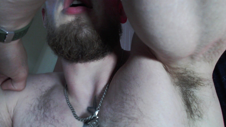 Hunky time: Worshipping and Licking Hairy Armpits