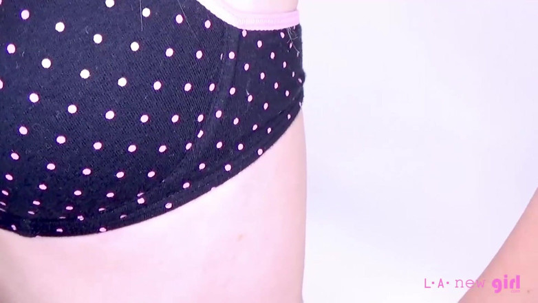 L.A. New Girl: Blonde teen fucks big dick &amp; swallows cum at casting