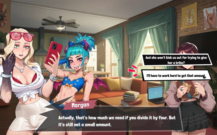 Cum in Futa: Femboy Futa House Futanari Hentai Game Ep.21 I Fucked My...