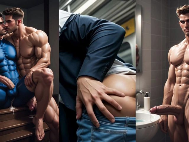 Hunk, Tall, Dripping Cock Ai Gay Porn (AI gay porn)