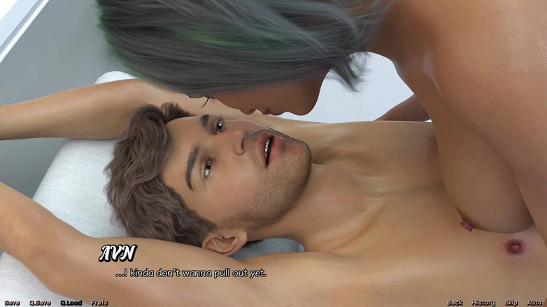 AVNTeller: Uzayda mahsur kaldı 176 - askeri kadın egemenliği kız büyük beyaz yarakla 3...